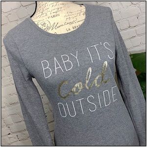 SOLD** Old Navy LS Thermal graphic tee